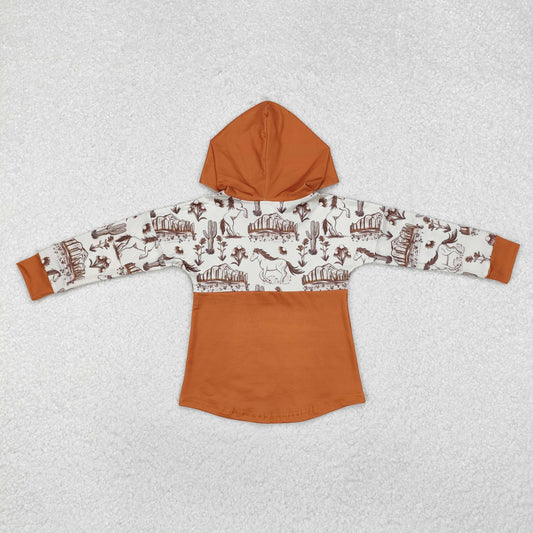 BT0750 horse western  boy hoodie shirt top 202411 RTS