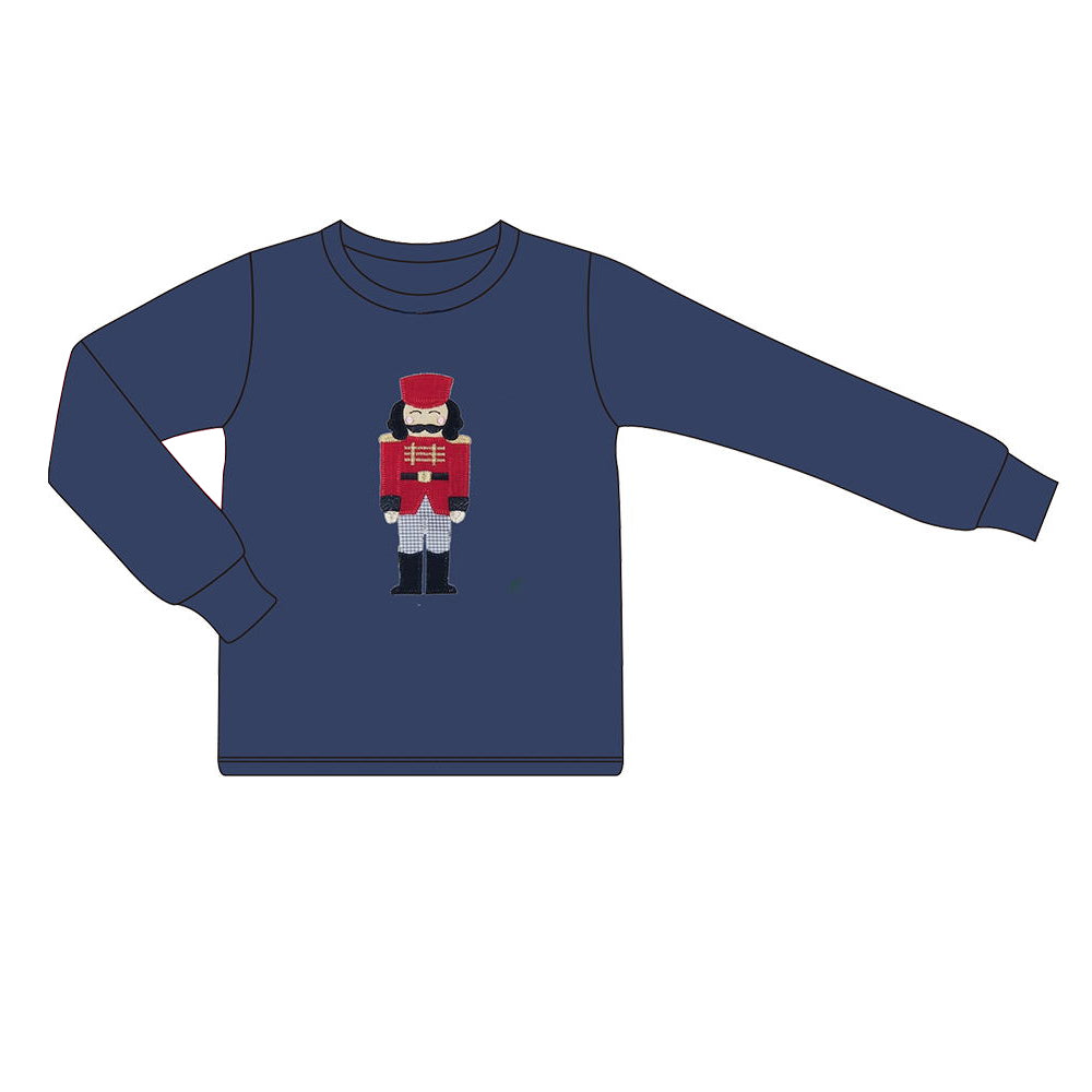 BT0776 preorder Christmas nutcracker boy shirts top 202406