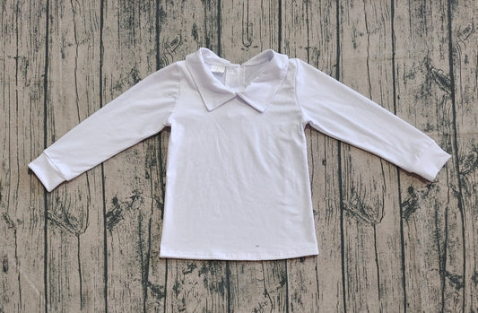 BT0820 boy white T-shirt top 202408 RTS