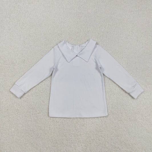 BT0820 boy white T-shirt top 202409 RTS