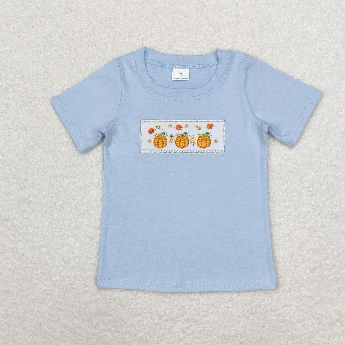 BT0833  Halloween embroidery boys top sibling 202409 RTS