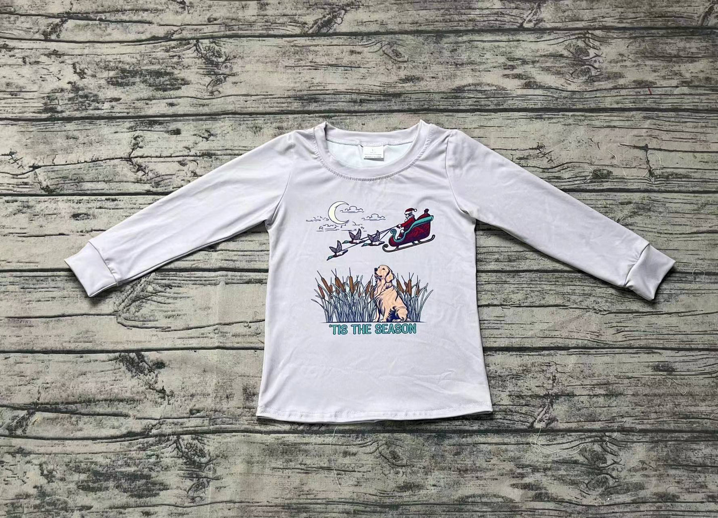 BT0899 RTS western hunting season dog duck boy tee t-shirt top 202410