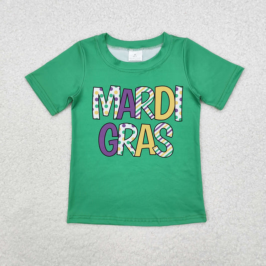 BT0995  western Mardi Gras boy top  tshirts 202411 RTS