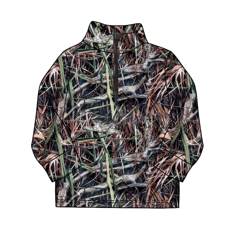 BT1048 camo zipper boy top jacket shirt preorder 202410