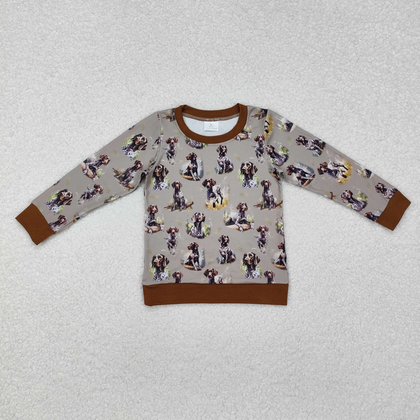 BT1059  dog hunting animal boy top coat pullover 202412 rts