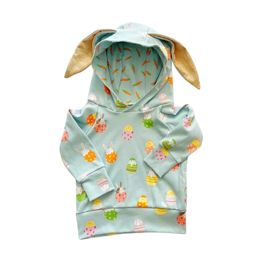 BT1136 Easter bunny long sleeve boy hoodie top  pullover 202412 preorder