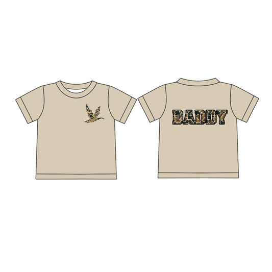 BT1145 adult duck camo daddy deer tee top t-shirt short sleeve 202412 preorder