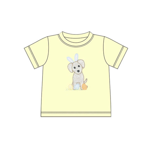 BT1164 Easter bunny dog boy  summer tshirt top 202501 preorder