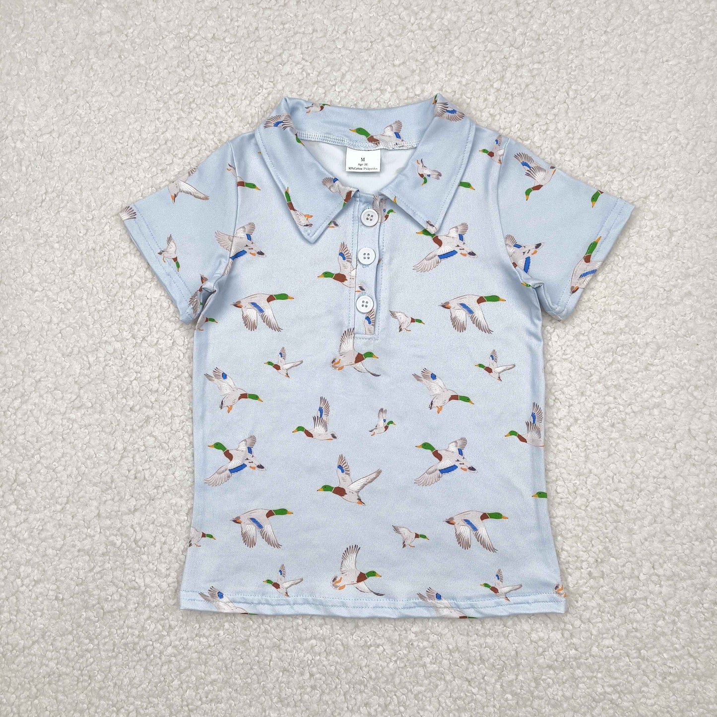 BT1210 western wild duck boy summer  top t-shirt 202504 RTS