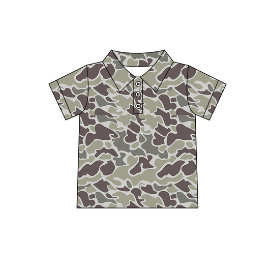 BT1211 camo western boy summer  top t-shirt 202503 preorder