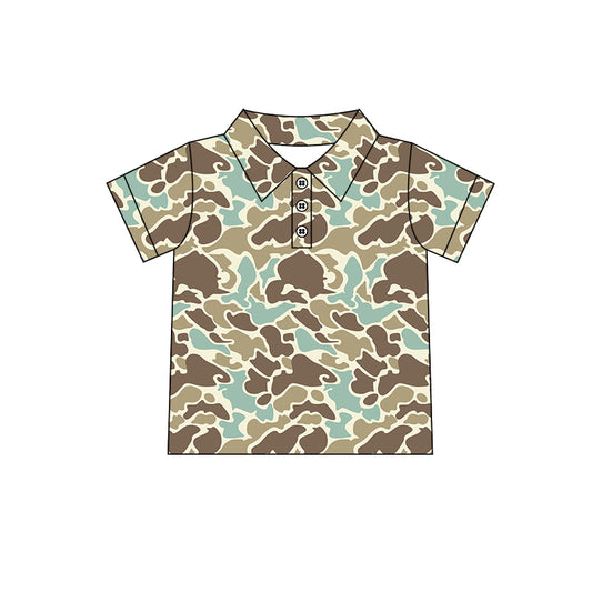 BT1212 camo western boy summer top t-shirt 202503 preorder