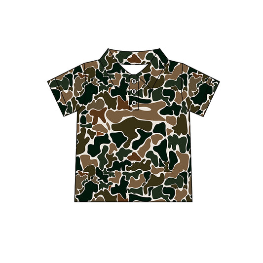 BT1213 camo western boy summer top t-shirt 202503 preorder