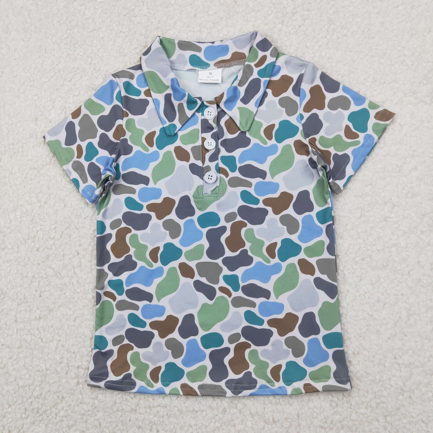 BT1214  camo western boy summer top t-shirt 202503 preorder  rts