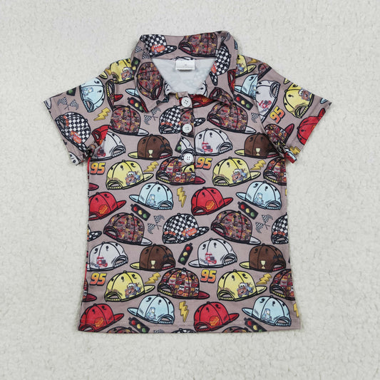 BT1228 hat cap western  boy  top t-shirt 202507 RTS