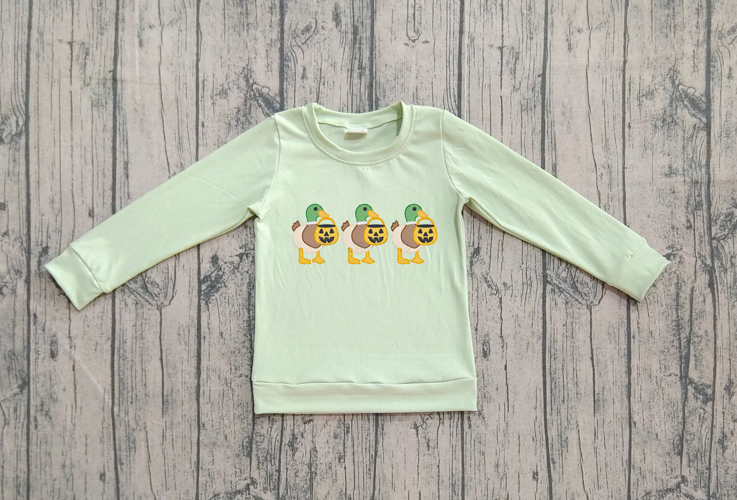 BT1278 embroidery Halloweenwestern girl top  pullover 202507 preorder