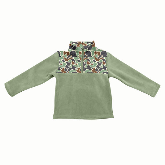 BT1305 western long sleeve boy top coat camo pullover 202507  preorder
