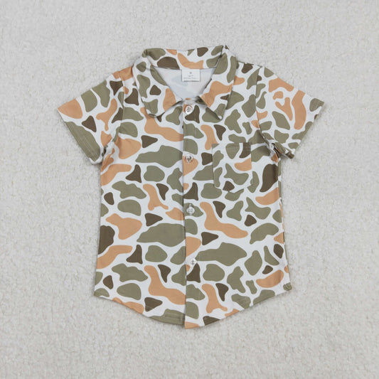 BT1312 camo hunting Buttons boy top coat pullover  202509 RTS