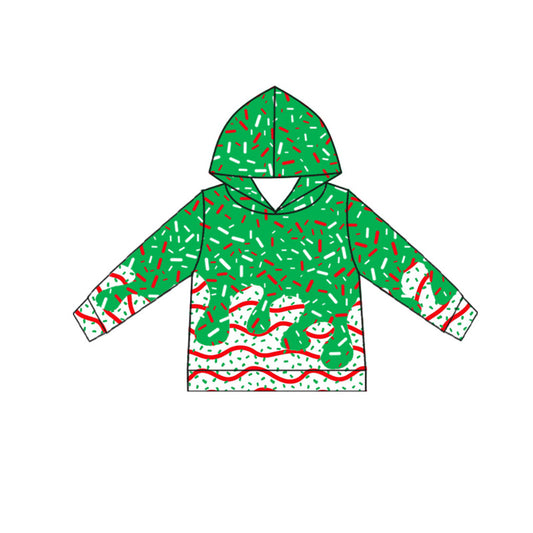 BT1316 Hoodie pink green ice cream long sleeve girl top coat pullover 202508  preorder