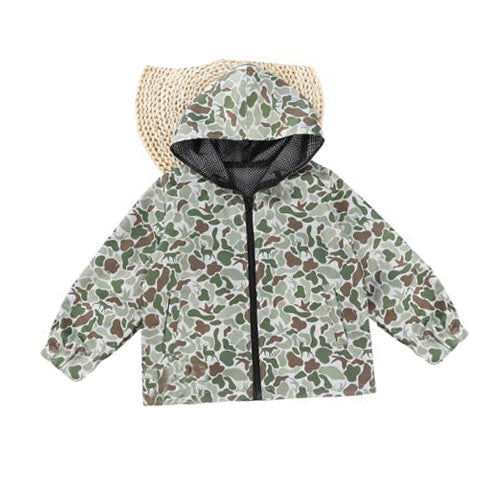BT1368 camo  HOODIE western long sleeve boy top coat camo pullover 202509 preorder