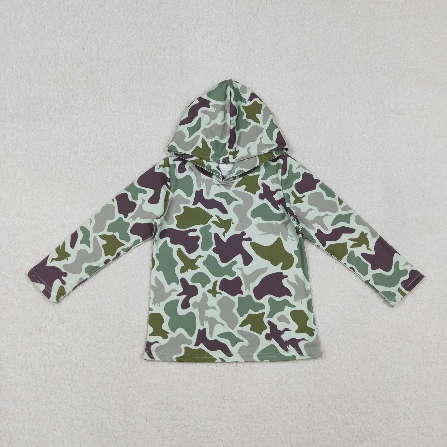 BT1374-XS-3XL  camo  HOODIE western long sleeve boy top coat camo pullover 202510 RTS