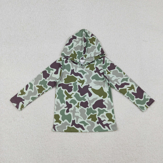 BT1374-XS-3XL  camo  HOODIE western long sleeve boy top coat camo pullover 202510 RTS
