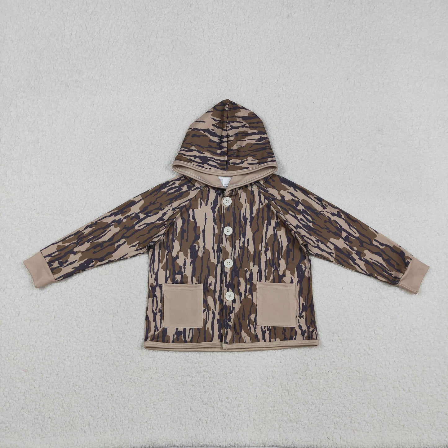 BT1441 camo pocket boy top coat pullover  202512 RTS