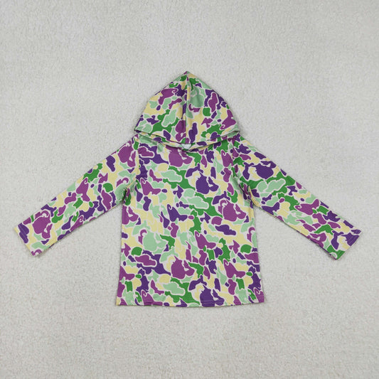 BT1507  camo  Mardi Gras  boy hoodie top coat pullover  202512 RTS
