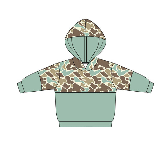 BT1516 camo boy hoodie top coat pullover  202511  preorder