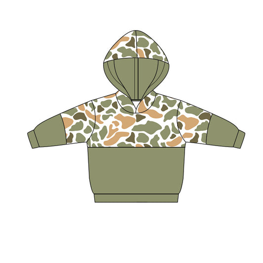 BT1519 camo boy hoodie top coat pullover  202511  preorder