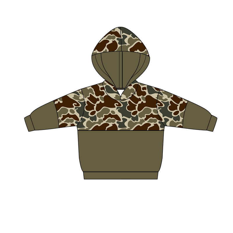 BT1520 camo boy hoodie top coat pullover  202511  preorder