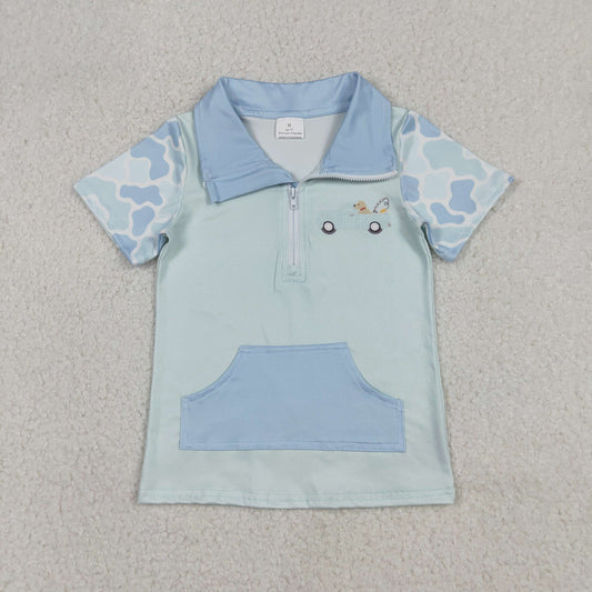 BT1534 duck CAMO boy top coat pullover  202512 RTS