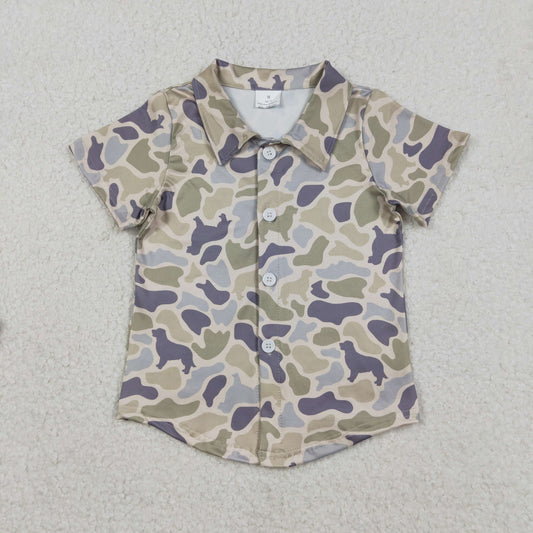 BT1563 camo boy top coat pullover  202512 RTS