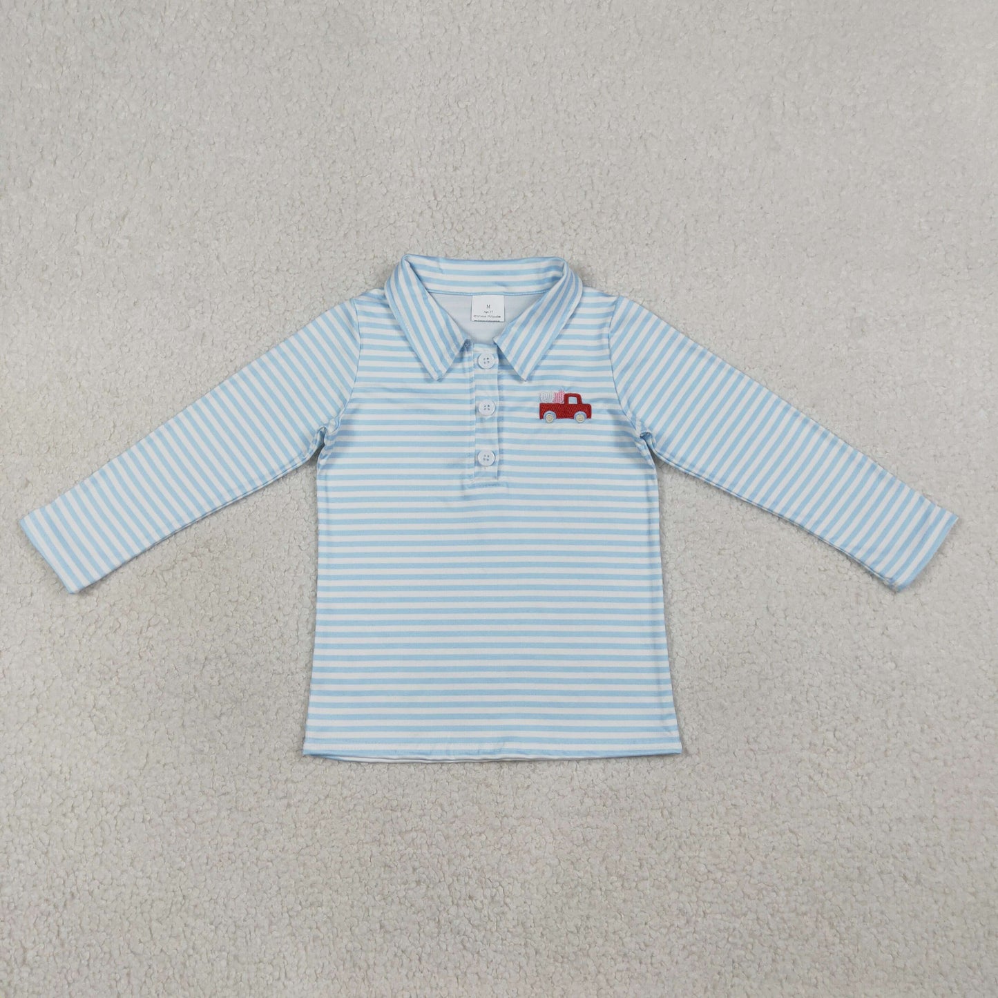 BT1573 love car embroidery  boy top coat pullover  202601 RTS