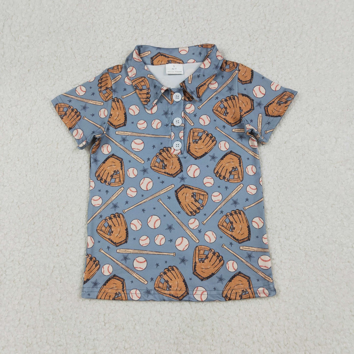 BT1581  baseball softbball button boy top coat pullover  202512 RTS