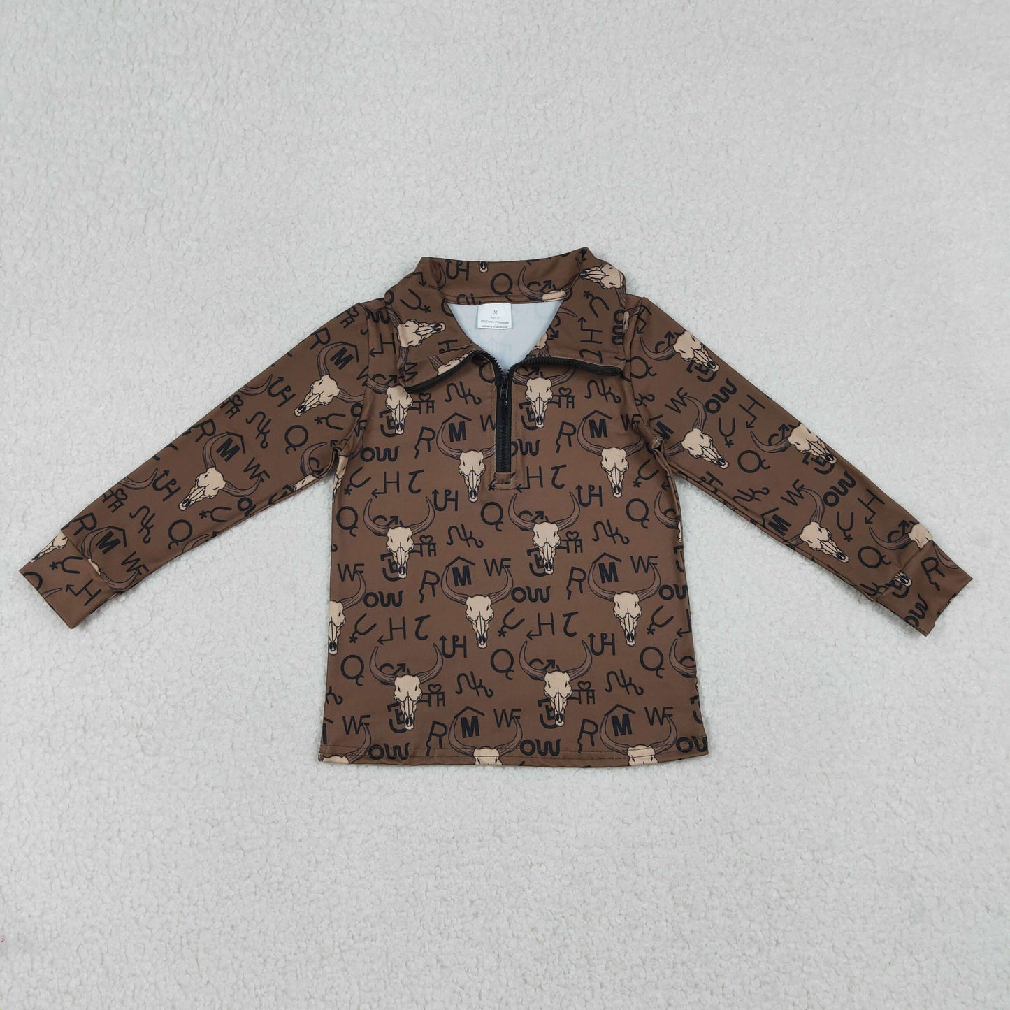 BT1597 western cow boy top coat pullover  202512 RTS
