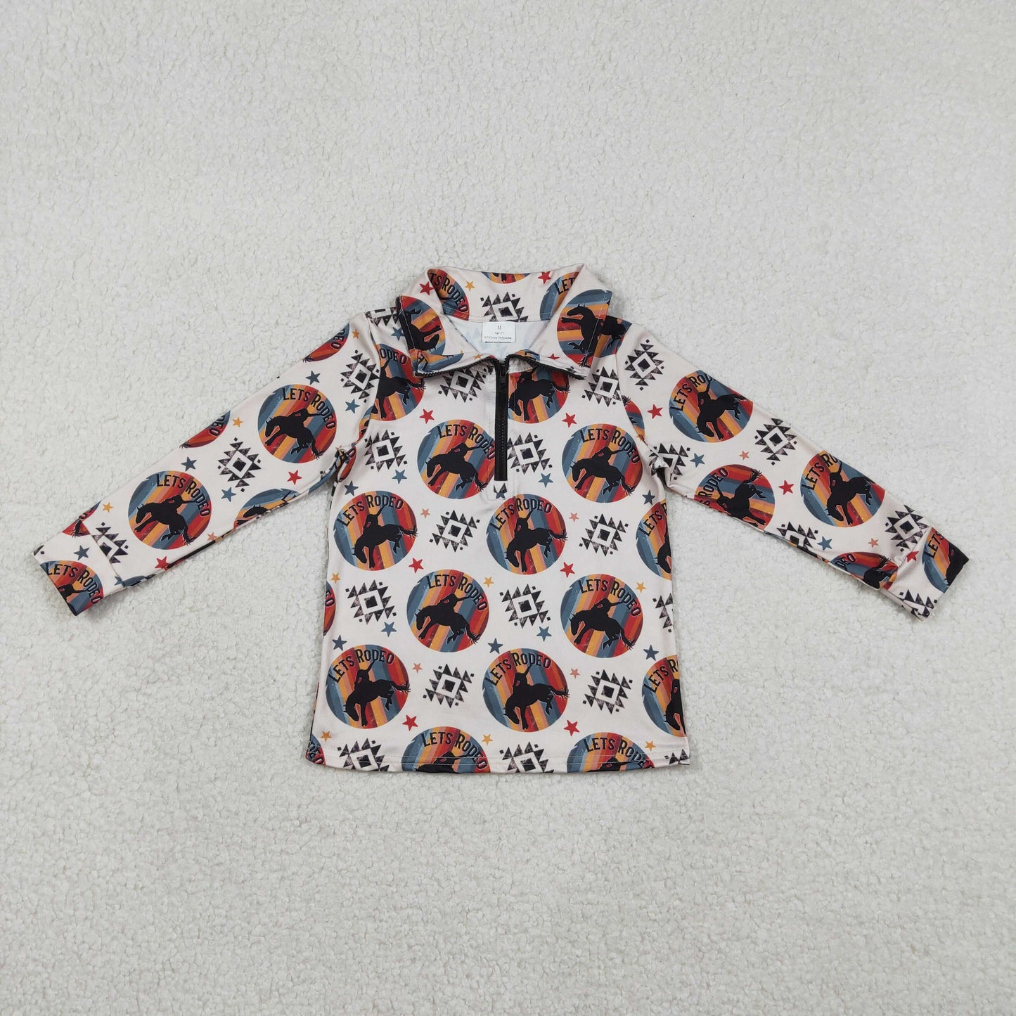 BT1598 western cow boy top coat pullover  202512 RTS
