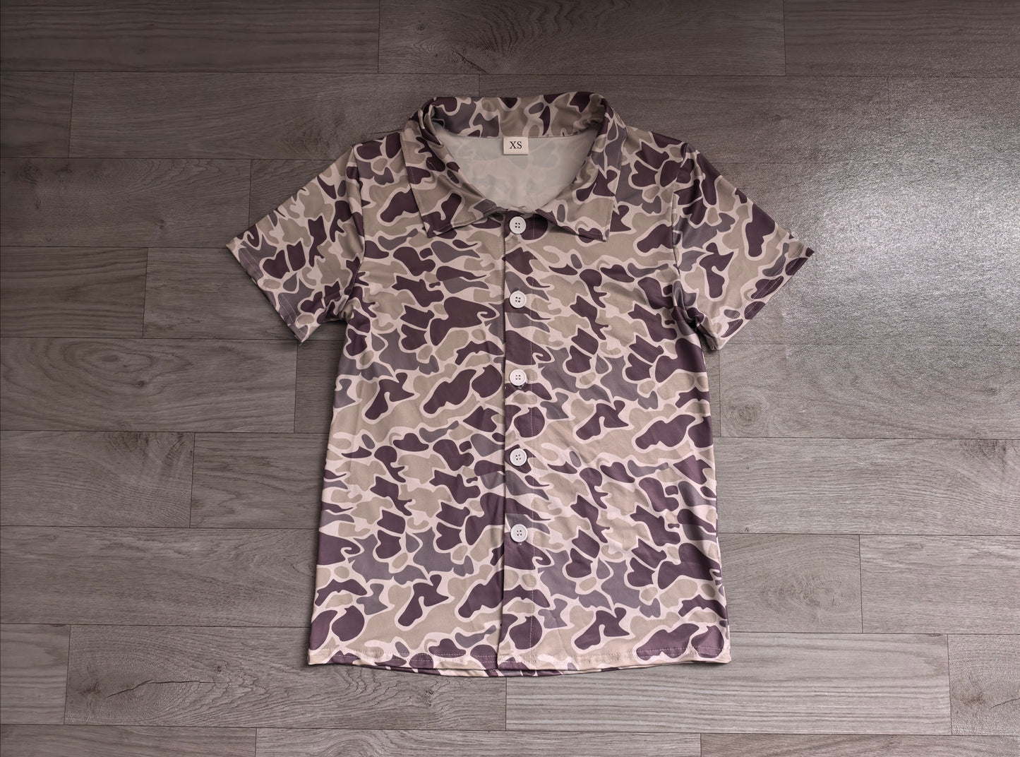 adult man BT1607 Buttons camo TOP clothes PREORDER
