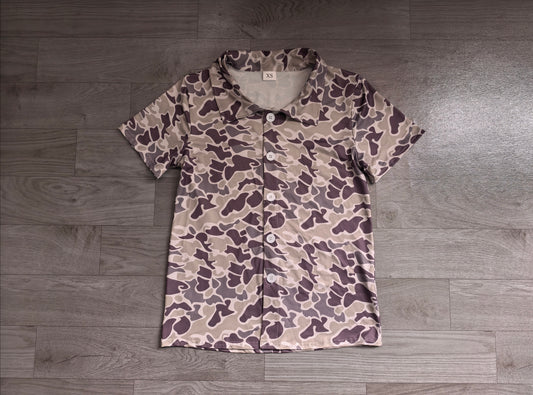 adult man BT1607 Buttons camo TOP clothes PREORDER