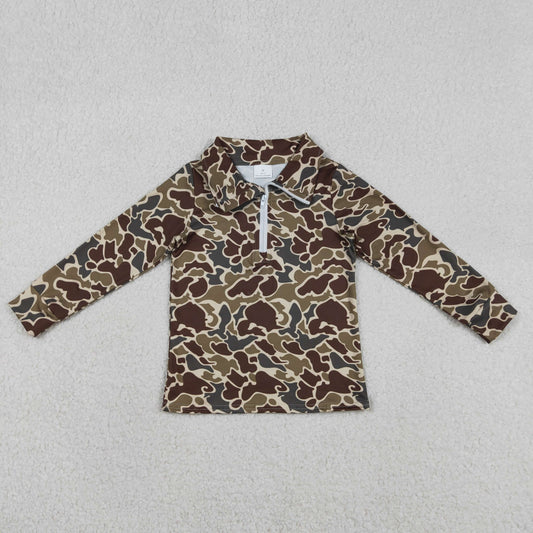 BT1649 CAMO boy top coat pullover  202512 RTS