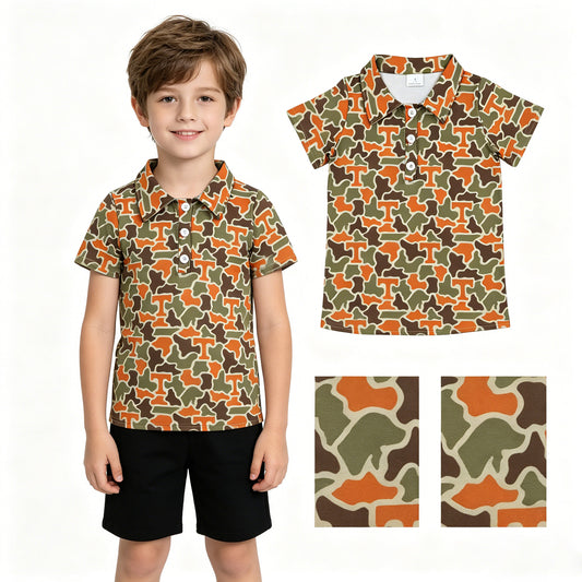 BT1696 T  Team CAMO boy top coat pullover  202605 RTS