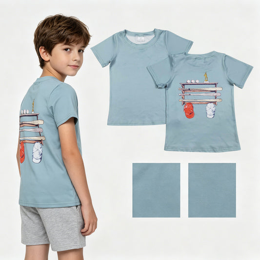 BT1496 baseball western  boy top 202605  RTS