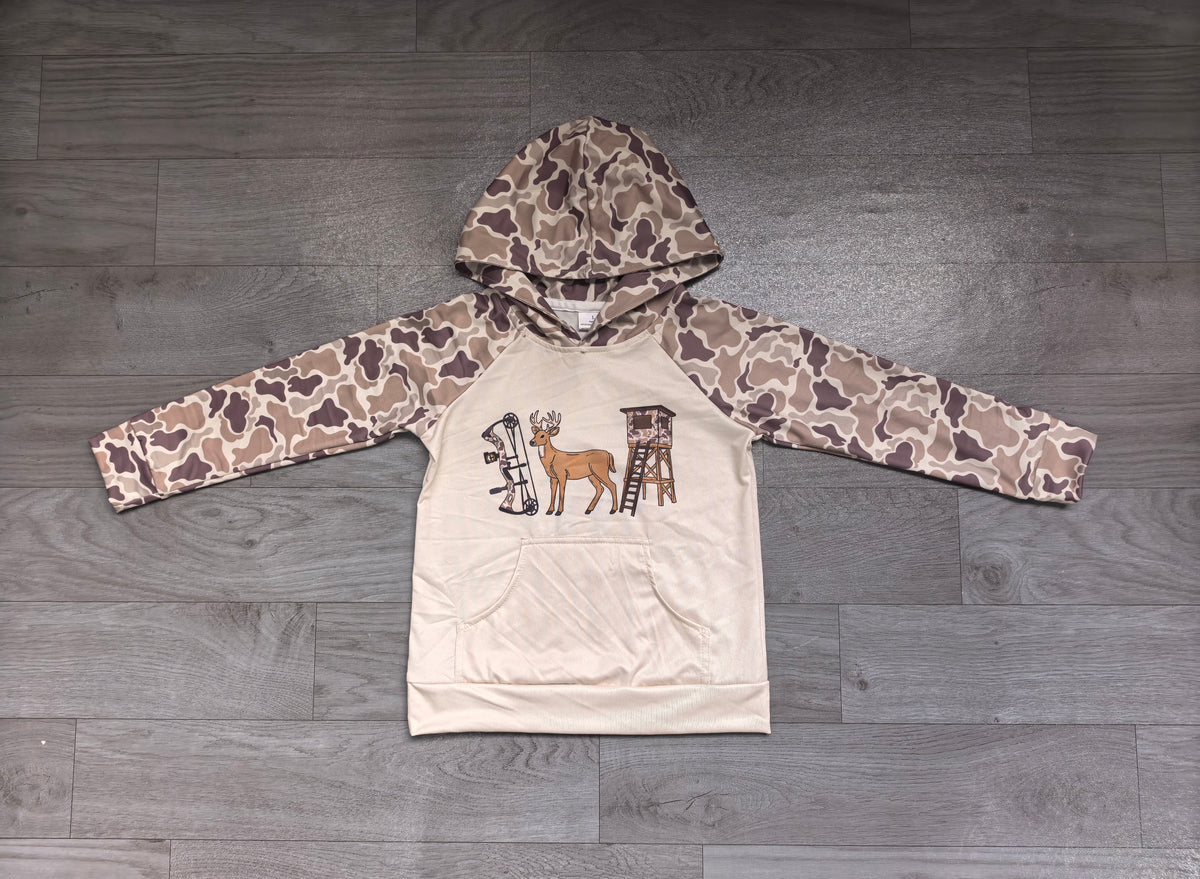 Sample-Real Pics BT1804 Baby Girl Clothes Leopard Animal Splicing Print Long Sleeve Hooded Graphic Tee Shirt