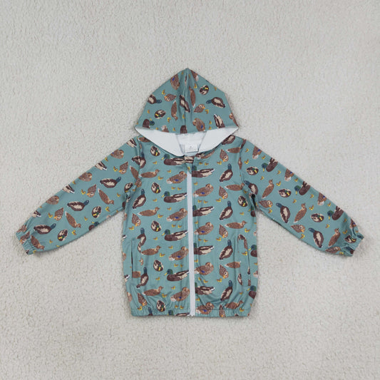 BT1818 Camo duck Hoodie Toddler Light Camo Print Zip Up Hoodie Sweatshirt 202608 RTS