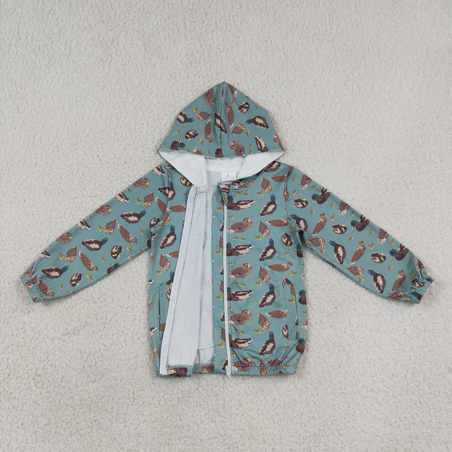 BT1818 Camo duck Hoodie Toddler Light Camo Print Zip Up Hoodie Sweatshirt 202608 RTS