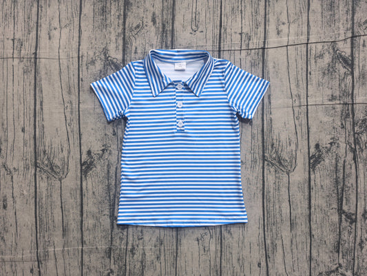 BT1834 stripe blue western  boy top 202605  preorder