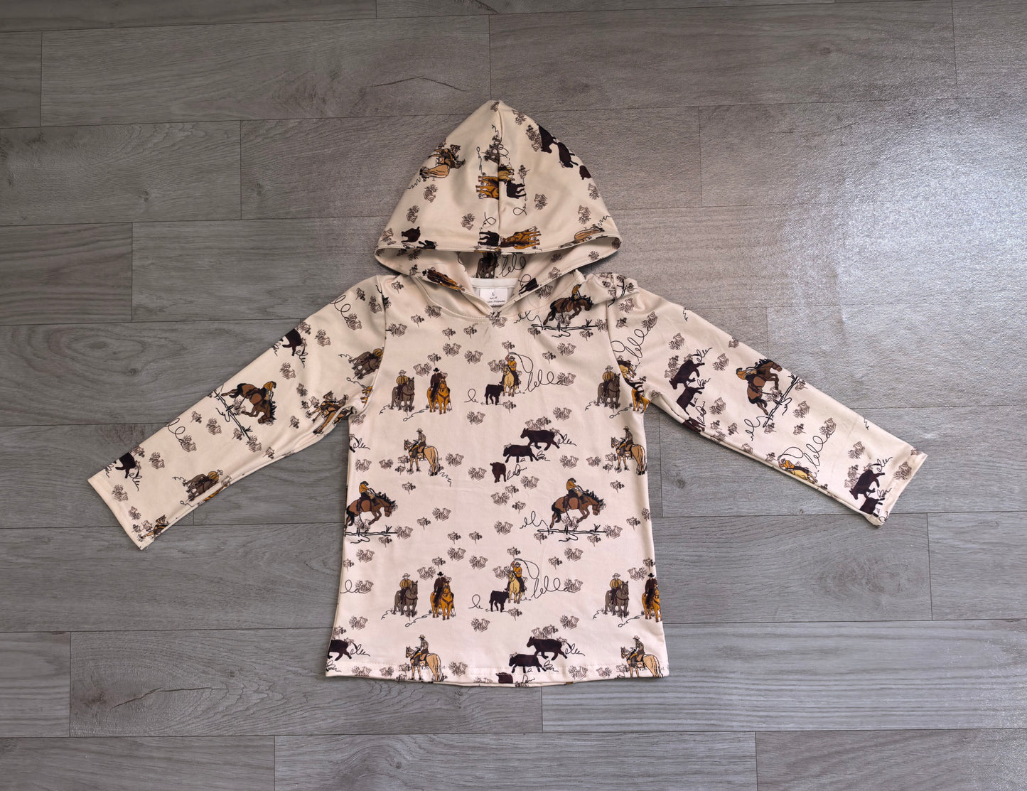 BT1843 western hunting hoodie boy long sleeve coat top 202607 preorder