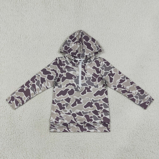 BT1848  western hunting hoodie boy long sleeve coat top 202608 RTS