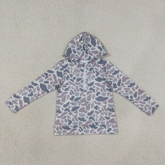 BT1849 western hunting hoodie boy long sleeve coat top 202608 RTS