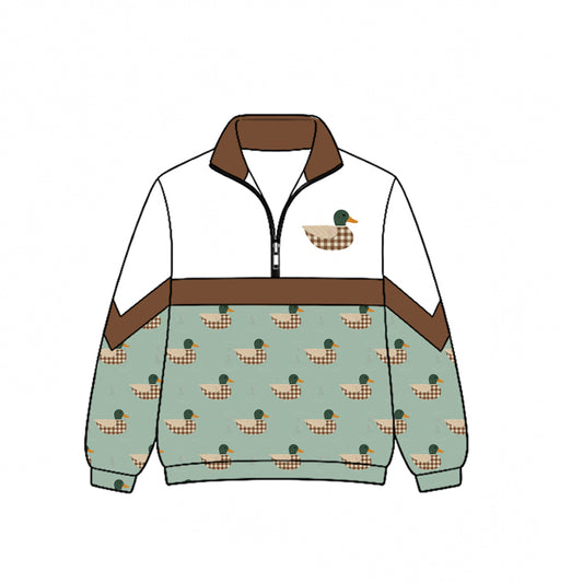 BT1858 duck camo hoodie  boy long sleeve coat top 202619 preorder
