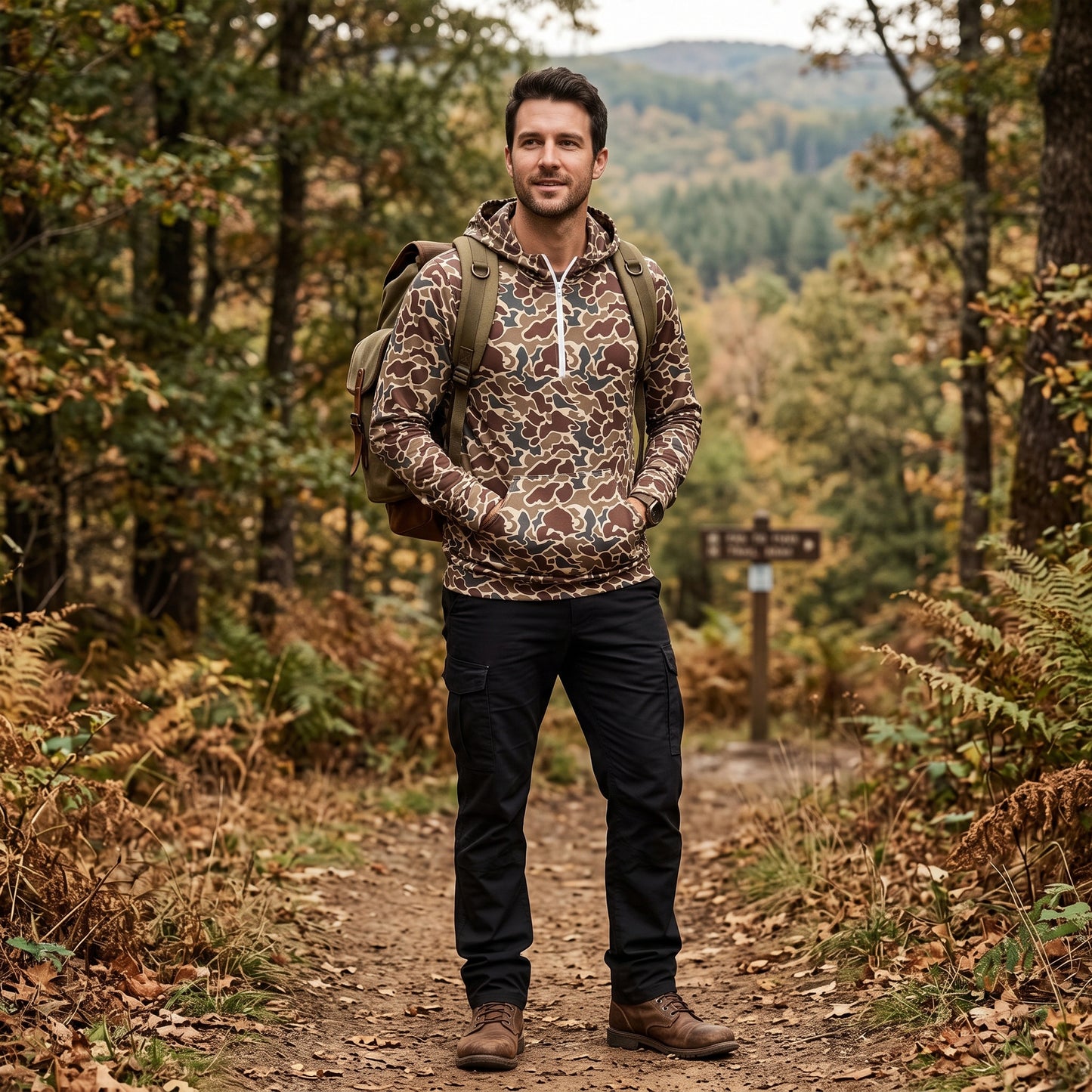 RTS BT1872 western hunting hoodie Adult man long sleeve coat top 202608